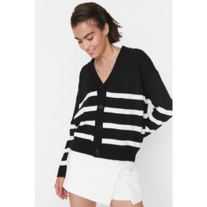 Trendyol Black Striped Knitwear