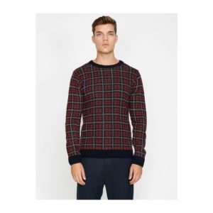 Koton Men's Checkered Sweater