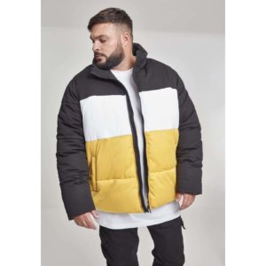 3-Tone Boxy Puffer Jacket