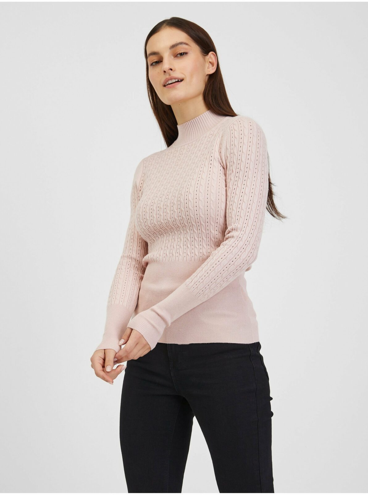 Orsay Světle růžový dámský svetr