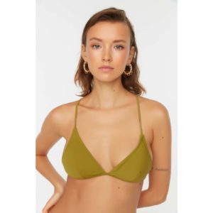 Trendyol Green Accessory Detailed Triangle Bikini