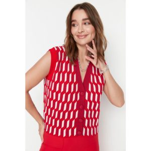 Trendyol Fuchsia Patterned Knitwear
