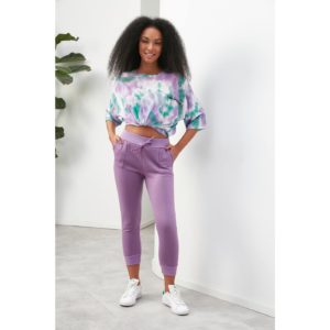 Trendyol Lilac Elastic Leg Pocket