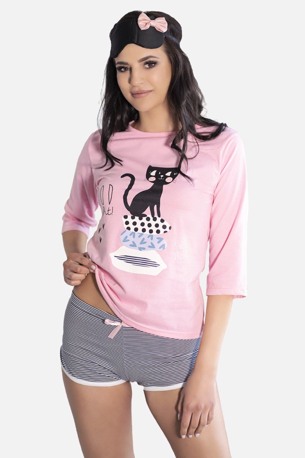 Aprodit Cat Pyjamas Pink
