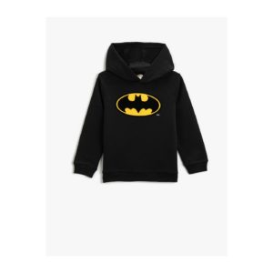 Koton Batman Printed Hoodie Sweatshirt