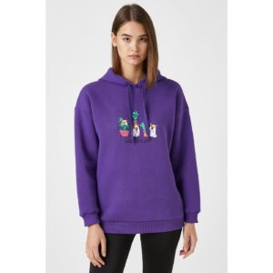 Koton Purple Women's Sweatshirt