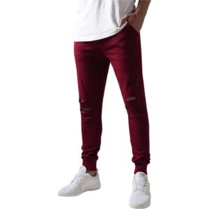 Cutted Terry Pants burgundy