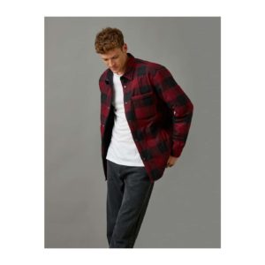 Koton Checkered Jacket Cotton