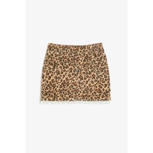 Koton Leopard Printed Skirt