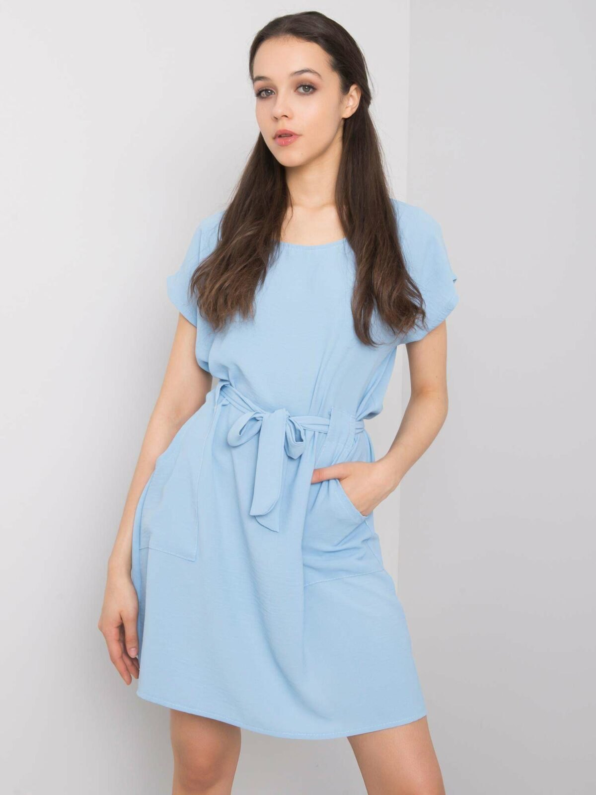 Modré šaty s