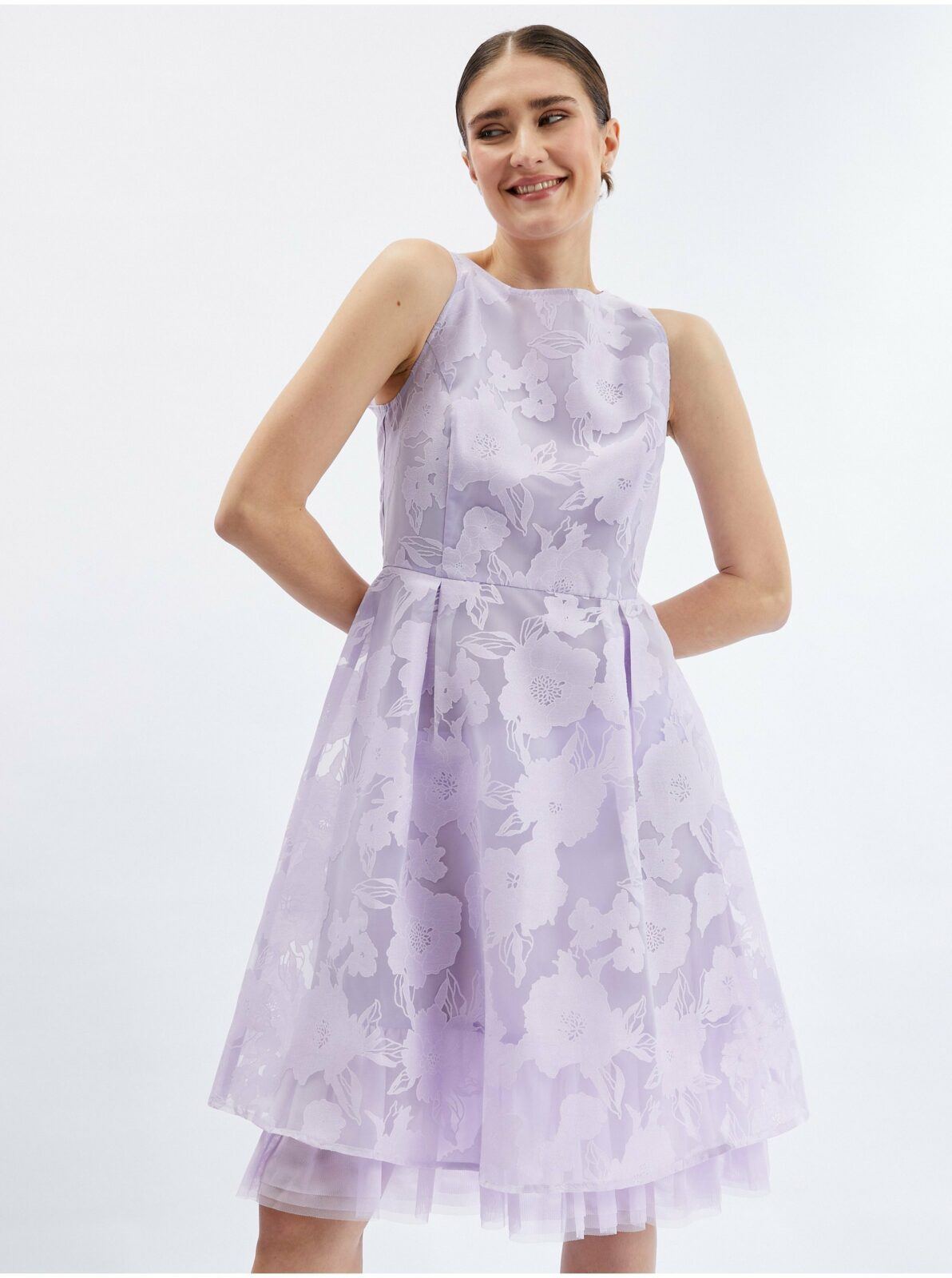 Orsay Světle fialové dámské šaty s