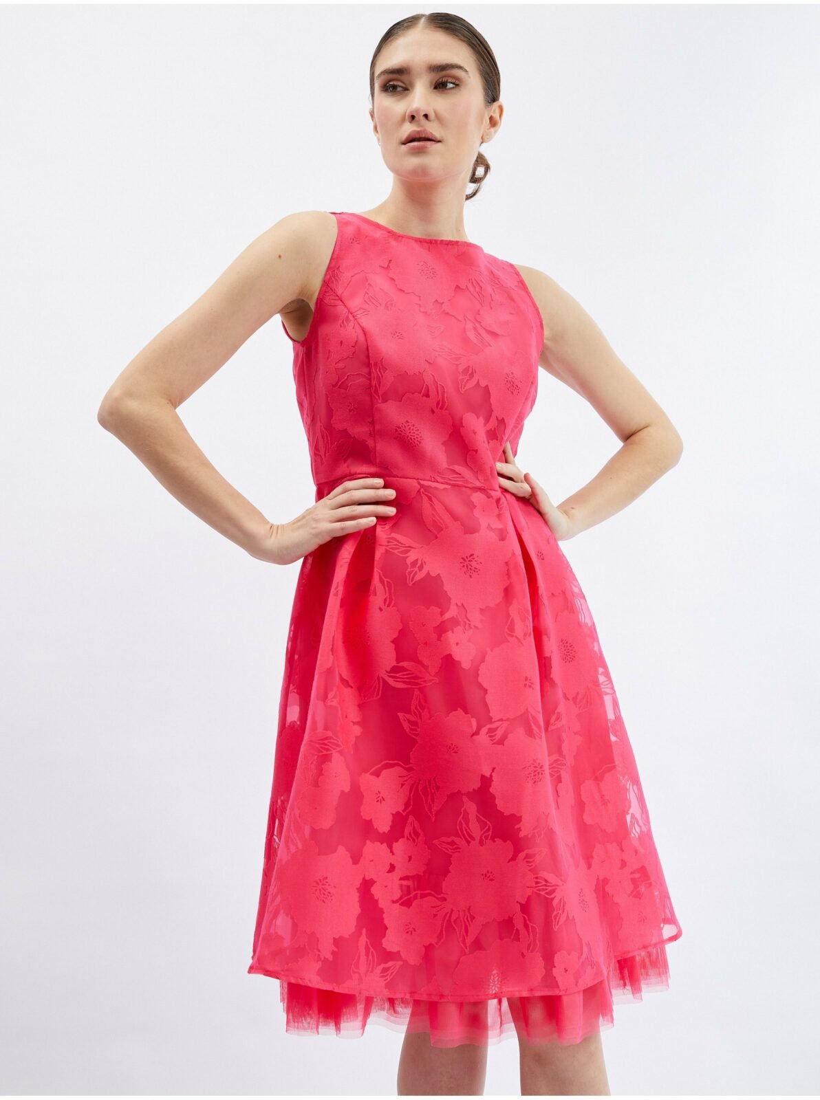 Orsay Tmavě růžové dámské šaty s