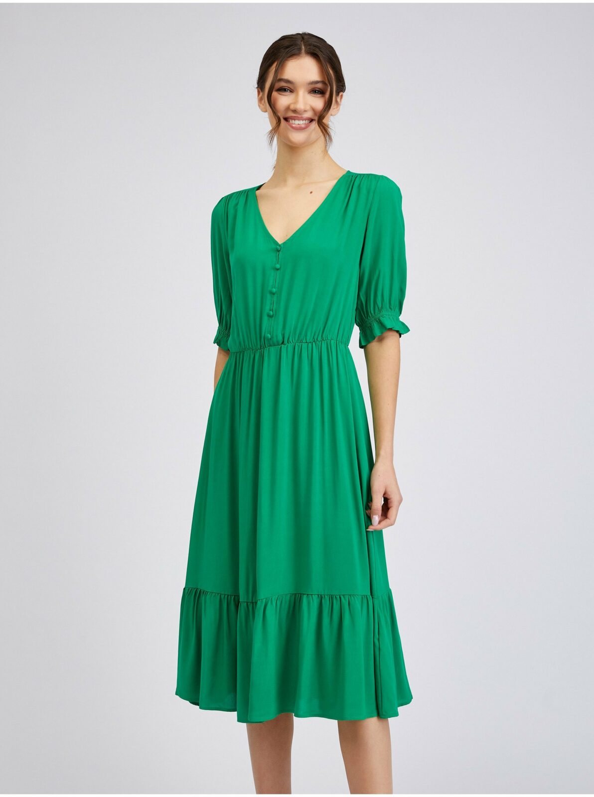 Orsay Zelené dámské šaty