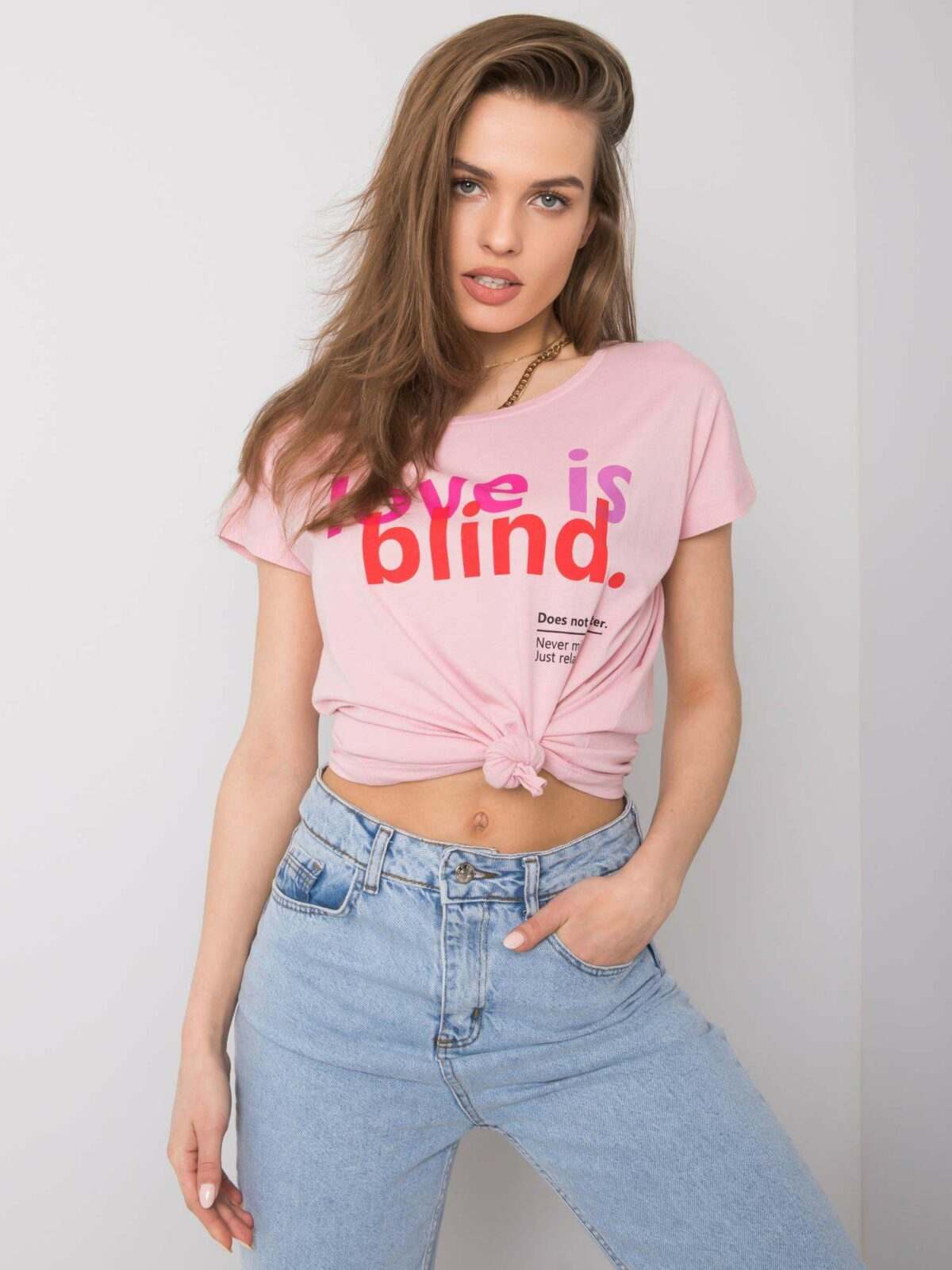 STITCH & SOUL Růžové tričko