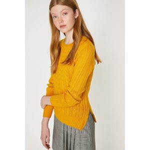 Koton Women's Mustard Sweater