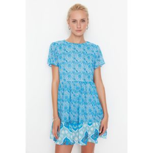 Trendyol Blue Patterned Dress