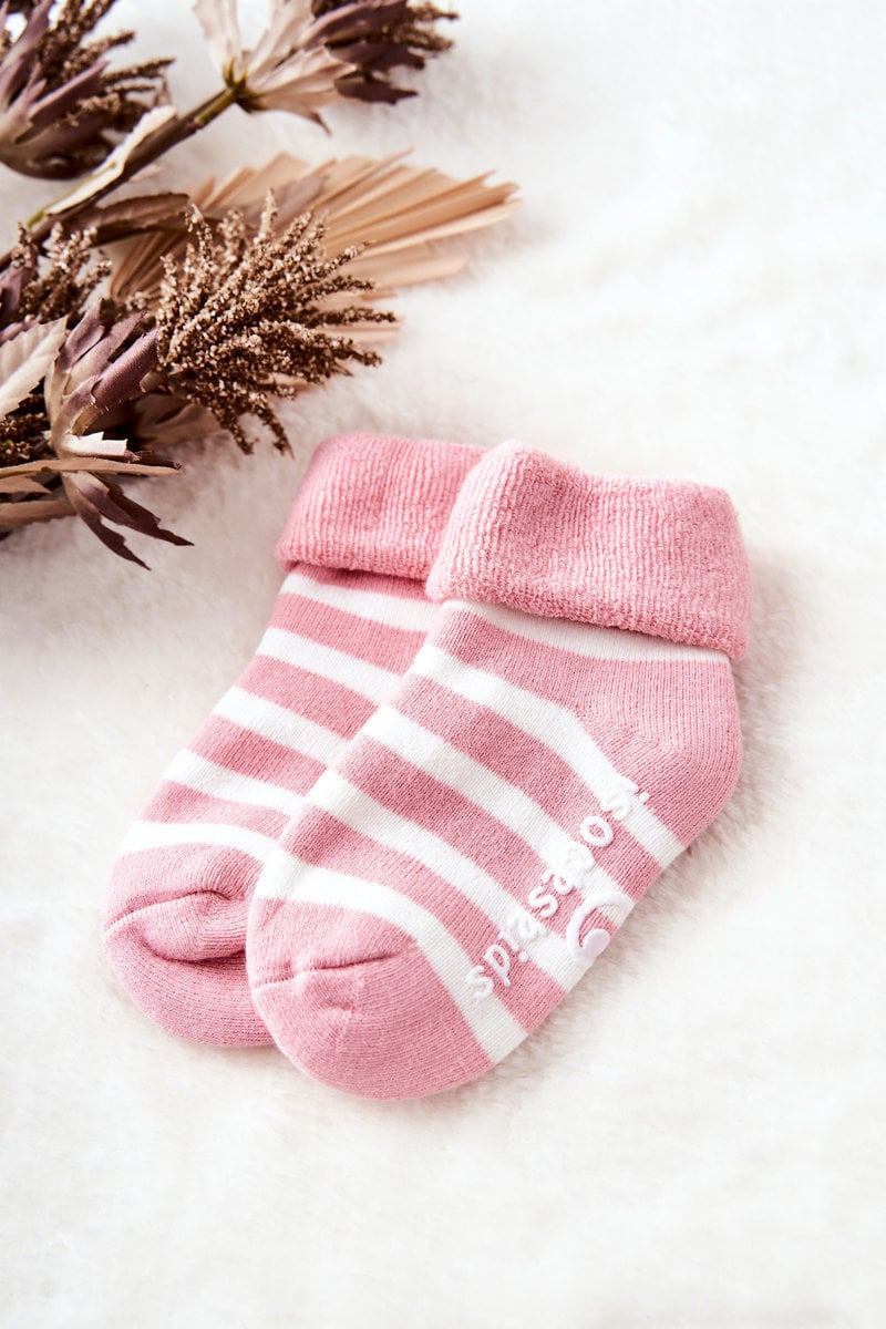 Dětské ponožky Pruhy Růžové