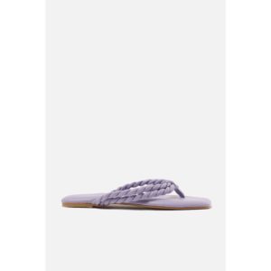 Trendyol Lilac Flat Toe Women's Flip-Flops
