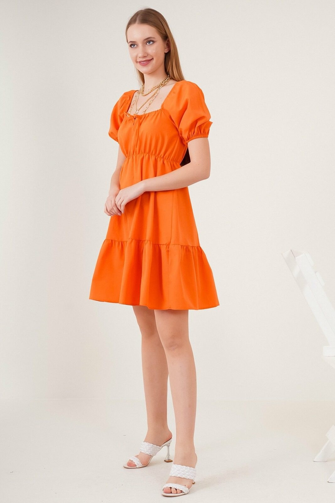 Bigdart Dress - Orange