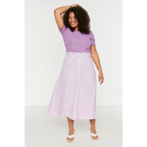 Trendyol Curve Lilac Buttoned