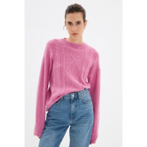 Trendyol Pink Knitted Detailed Knitwear