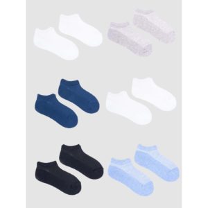 Yoclub Kids's Boys' Ankle Thin Cotton Socks Basic Plain
