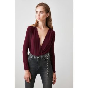 Trendyol Plum Double Breasted