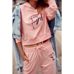 Women's tracksuit set with a