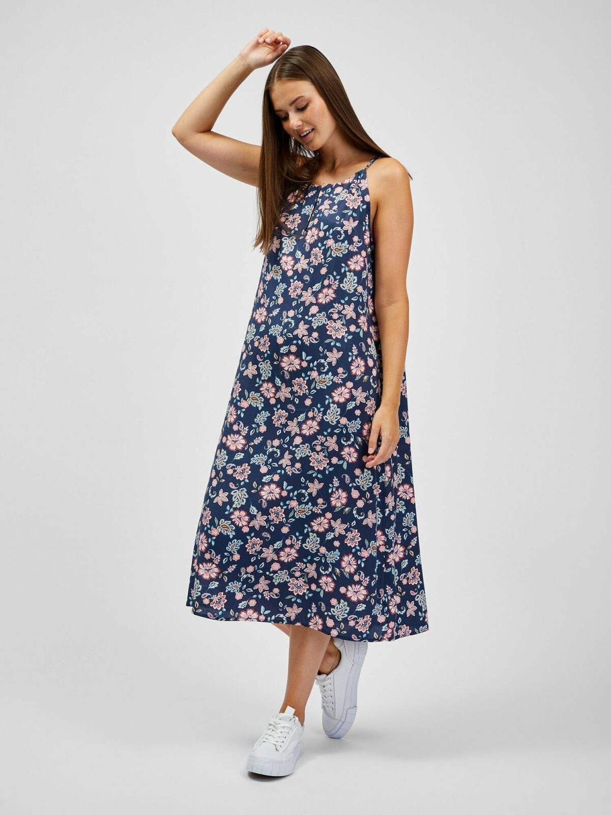 GAP Maxi šaty s květinovým