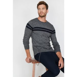 Koton Striped Knitwear Sweater