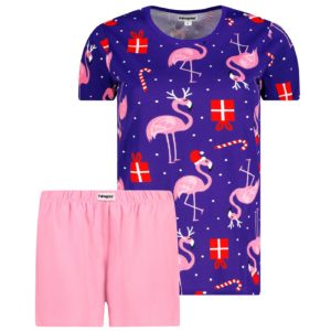 Dámske pyžamo Flamingo Christmas -