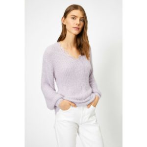 Koton Women's Purple Sweater