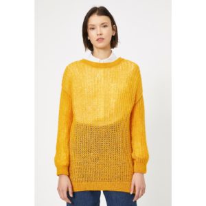 Koton Women's Yellow Knitted