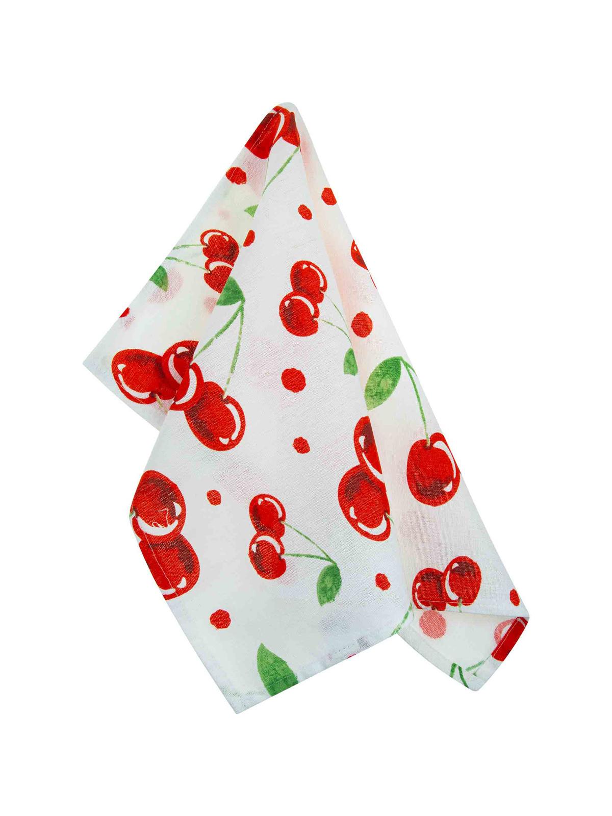 Edoti Kitchen towel Cherry