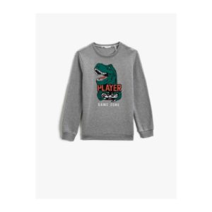 Koton Dinosaur Printed Sweatshirt