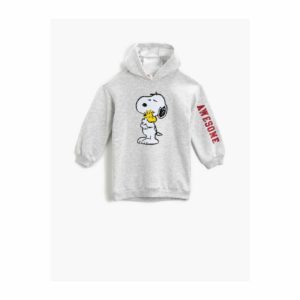 Koton Snoopy Licensed Sweat Sweatshirt Printed