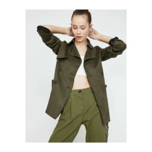 Koton Suede Look Trench