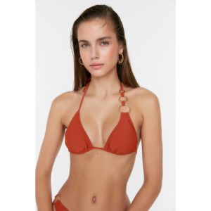 Trendyol Brown Accessory Detailed Bikini