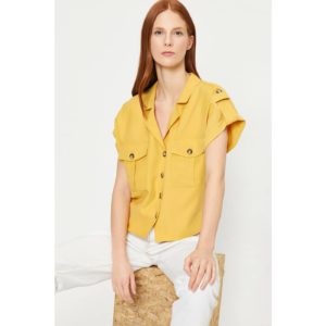 Koton Women's Mustard Shirt