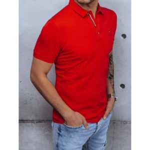 Red men's polo shirt Dstreet