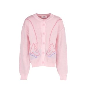Trendyol Pink Patterned Girl Knitwear