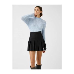 Koton Knit Detailed Sweater Long