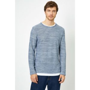 Koton Men's Blue Sweater