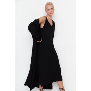 Trendyol Black Dress-cardigan Knitwear
