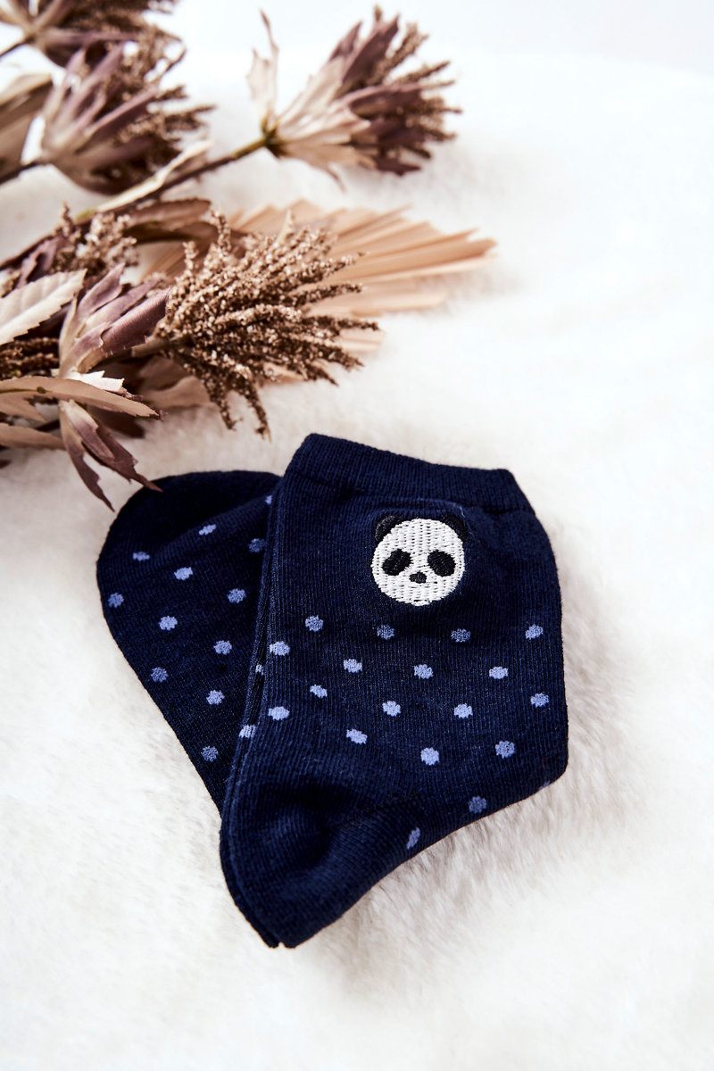Dětské ponožky V bodech Panda