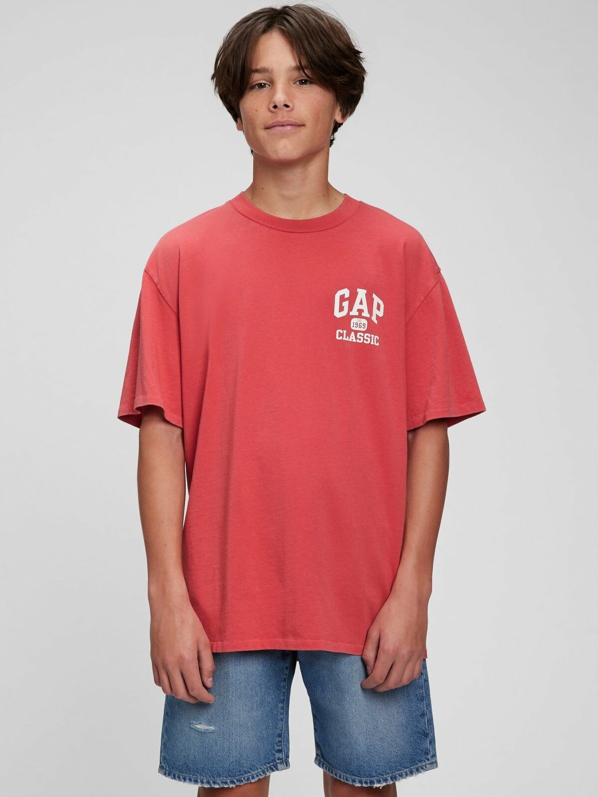 GAP Teen organic tričko logo