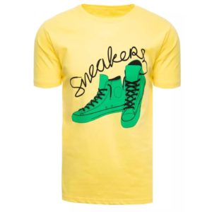 Men's T-shirt with yellow