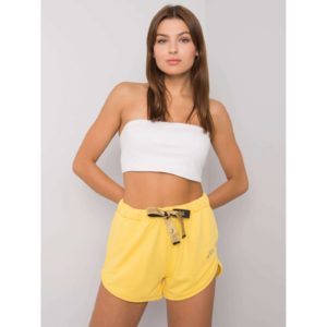 Yellow sports shorts Jadey FOR