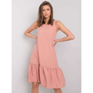 Dusty pink dress with