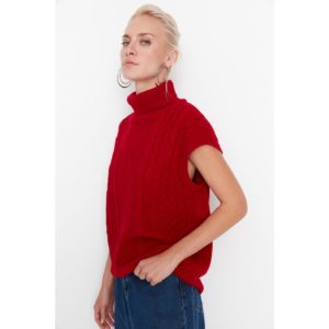Trendyol Red Turtleneck Knitwear